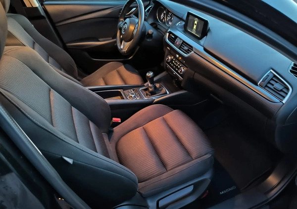 Mazda 6 cena 53999 przebieg: 186000, rok produkcji 2017 z Tuchola małe 466